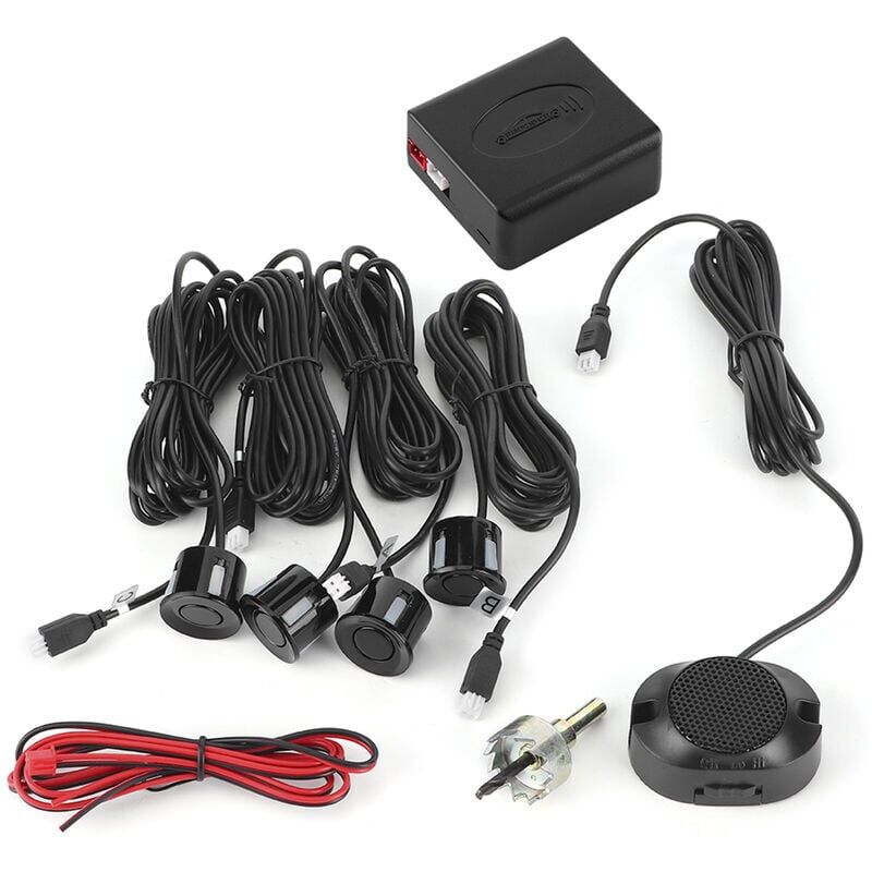 foto del prodotto snq kit di assistenza al parcheggio con radar di retromarcia e sensore di parcheggio per auto con allarme sonoro