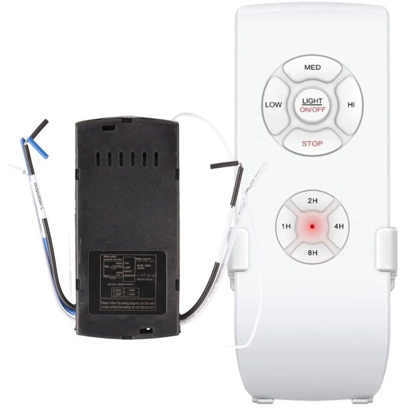 foto del prodotto snq kit di controllo remoto per ventilatore da soffitto , telecomando universale intelligente per ventilatore da soffitto e luce per hunter s
