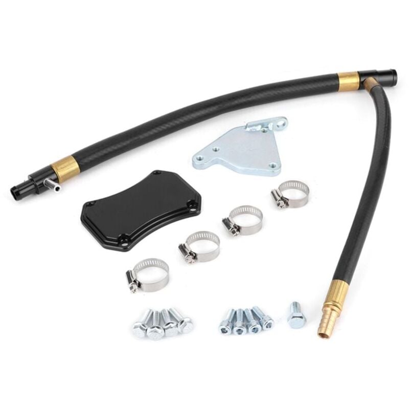 foto del prodotto snq kit di eliminazione del radiatore della valvola egr adatto per duramax 2011 2015 6.6l lml diesel