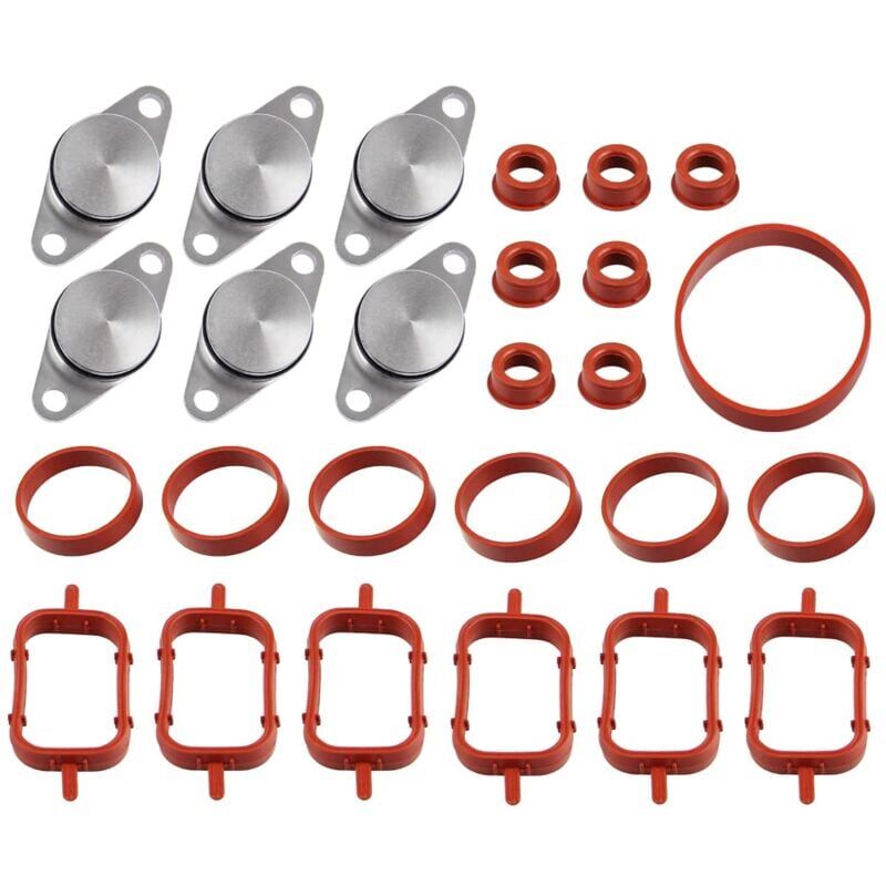 foto del prodotto snq kit di eliminazione delle alette di aspirazione da 6 x 22 mm 11612246949 per e87 e46 e90 e91 e92 e93 e39 e60 e83 e53
