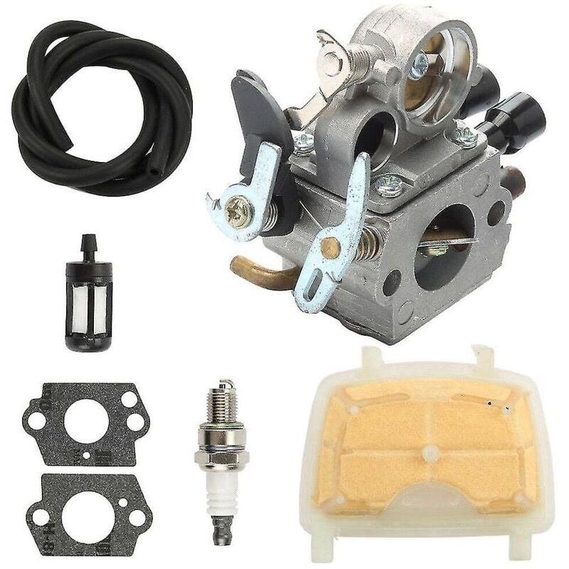 foto del prodotto snq kit di montaggio del carburatore per stihl ms171 ms181 ms211 connettore zama carb