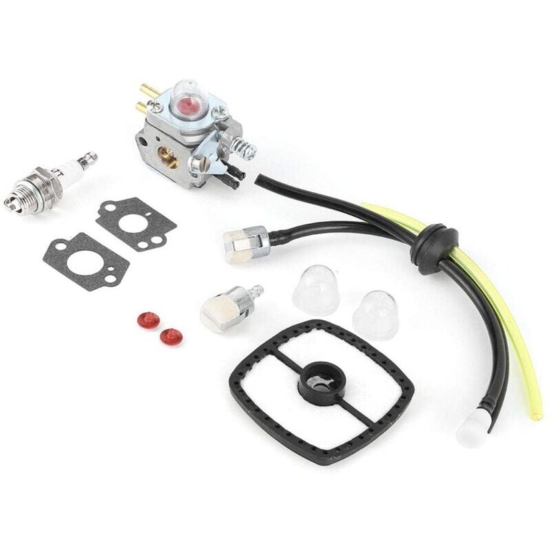 foto del prodotto snq kit di riparazione e ricostruzione del carburatore, accessorio per kit carburatore in alluminio per tagliasiepi echo hc1500 12520005962 per