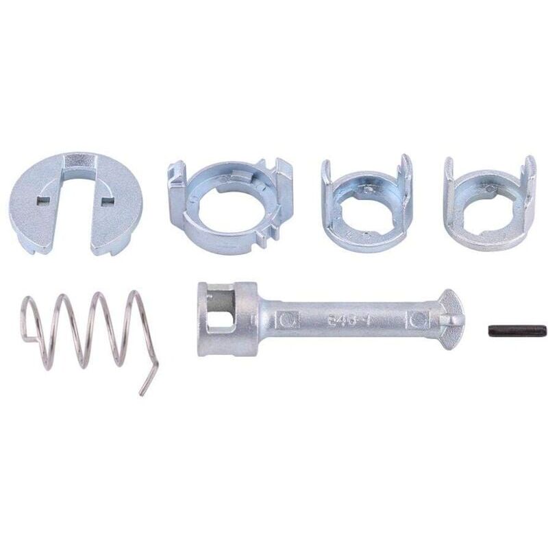 foto del prodotto snq kit di riparazione per cilindro serratura porta 7 pezzi anteriore sinistro destro auto e46 serie 3 1998 2005
