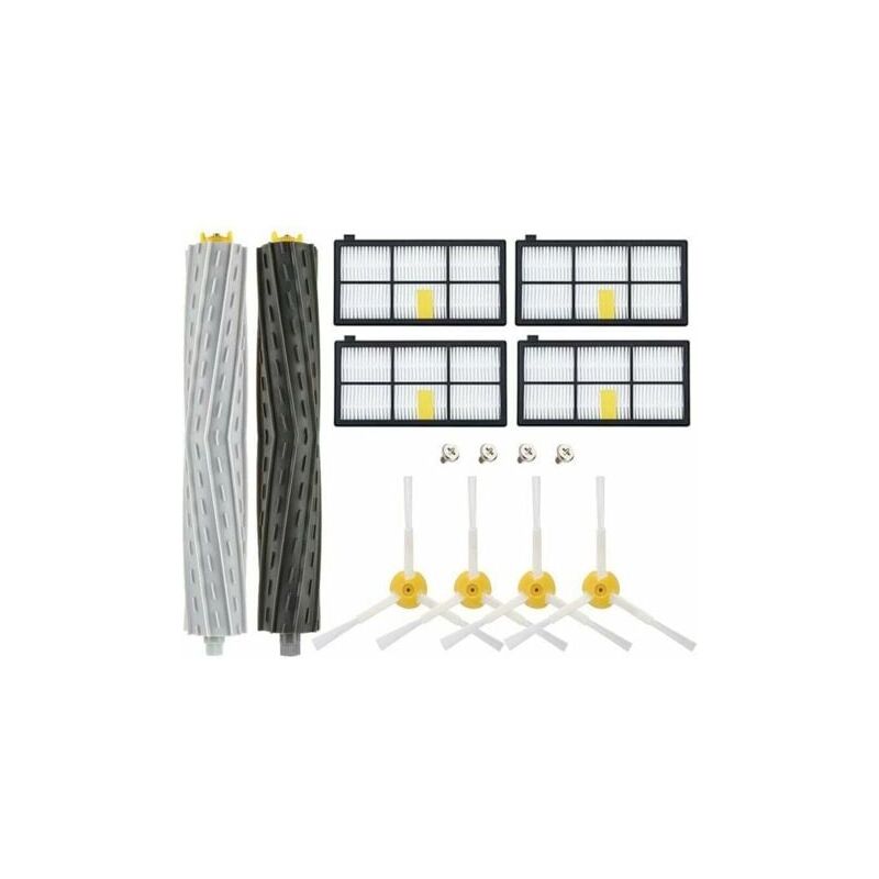 foto del prodotto snq kit di sostituzione accessori per irobot roomba serie 800 e 900, pezzi di ricambio roomba, kit di sostituzione accessori per irobot roomba