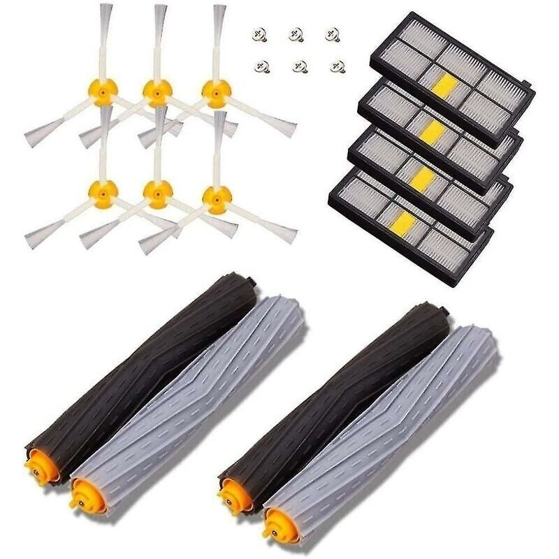 foto del prodotto snq kit di sostituzione spazzole pezzi di ricambio compatibili con irobot roomba serie 800 860 870 880 890 e 900 960 980 confezione da 14 pezzi
