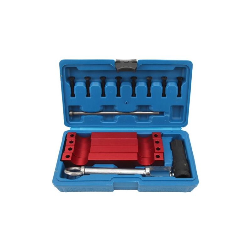 foto del prodotto snq kit di strumenti per la fasatura del motore camshaft tools compatibile con mercedes benz m157 m276 m278 con t100 e strumento di estrazione