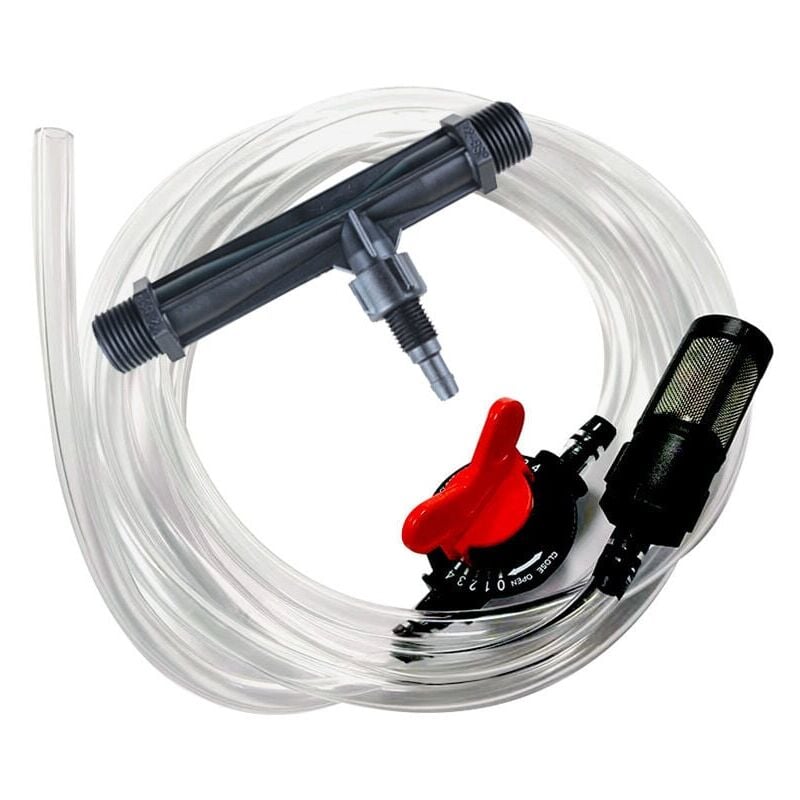 foto del prodotto snq kit filtro per iniettore di fertilizzanti con tubo di irrigazione venturi da 3 4 di pollice, kit per irrigazione da giardino