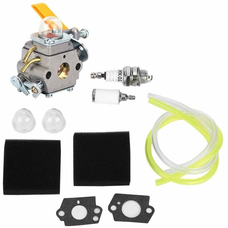 foto del prodotto snq kit guarnizioni carburatore accessori di ricambio adatti per homelite poulan weedeater ryobi ryan lawnboy zama c1u h60
