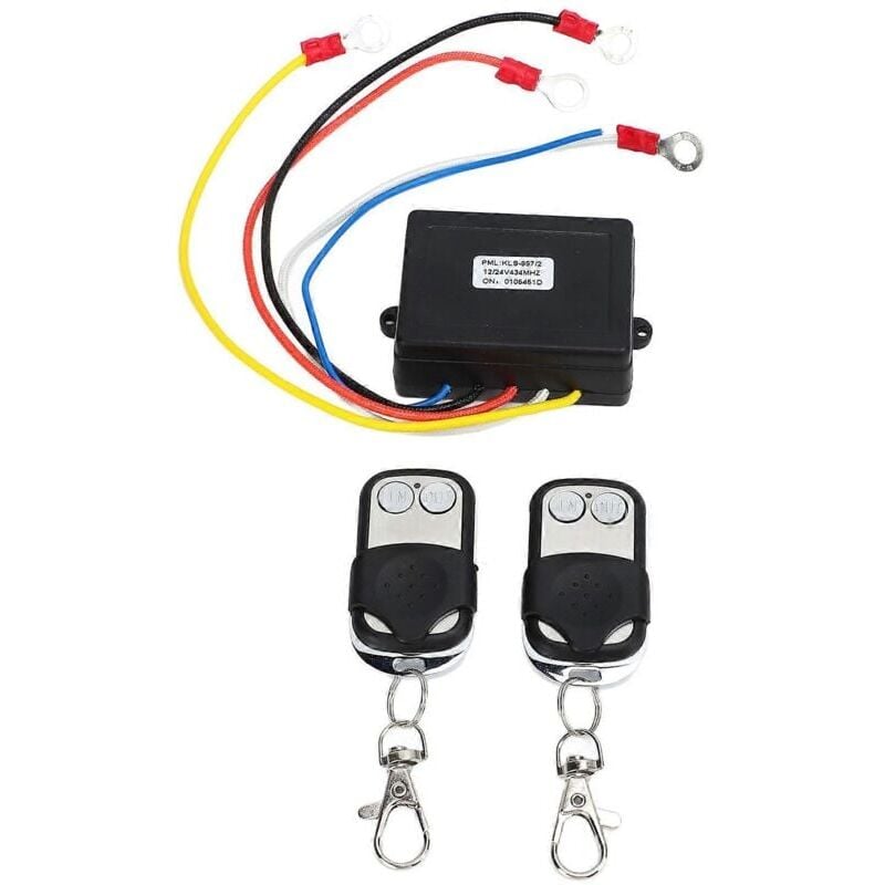 foto del prodotto snq kit ricevitore commutatore telecomando a trefolo senza filo 12 v 24 v universale per camion atv suv