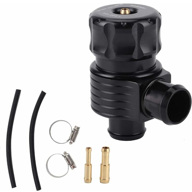 foto del prodotto snq kit valvola di scarico turbo da 25 mm 1 pollice, valvola di scarico bov in alluminio, accessorio universale per auto