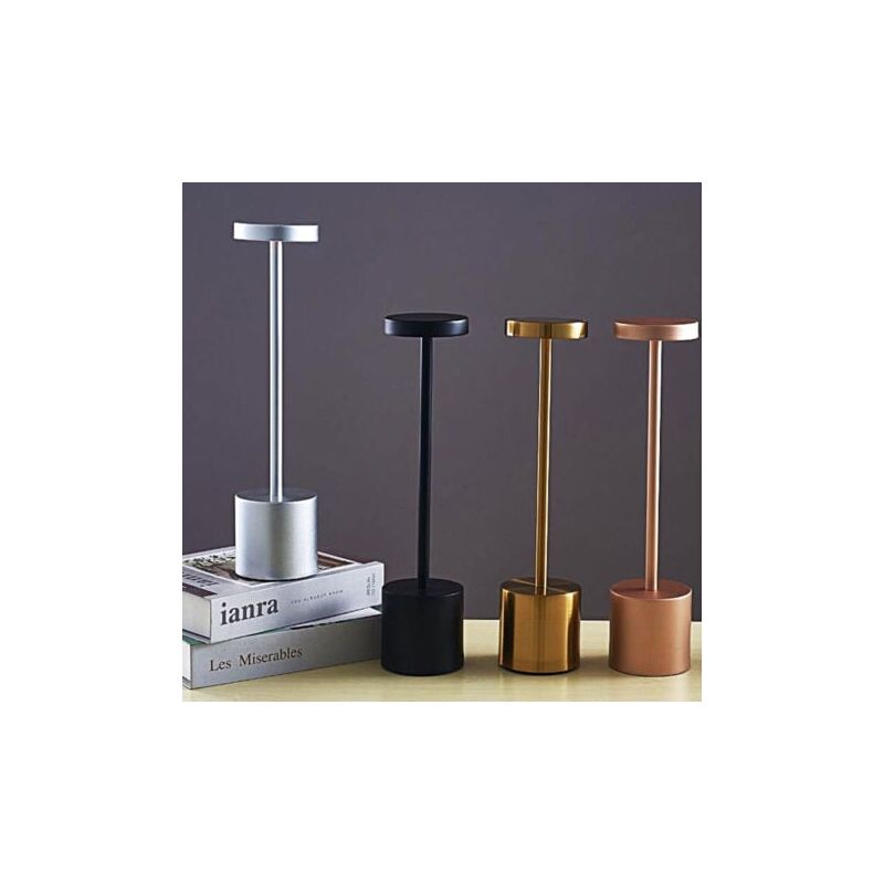 foto del prodotto snq lampada da scrivania a led ricaricabile a forma di h, stile minimalista moderno, controllo touch usb, luce notturna per atmosfera da bar