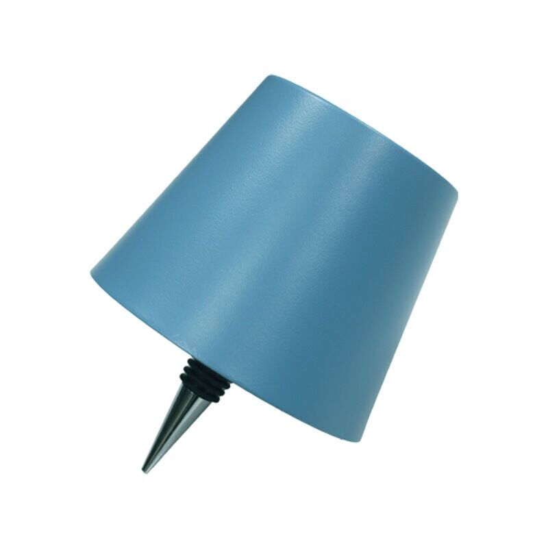 foto del prodotto snq lampada da ufficio a led da ambiente con caricatore e porta bouteille blu