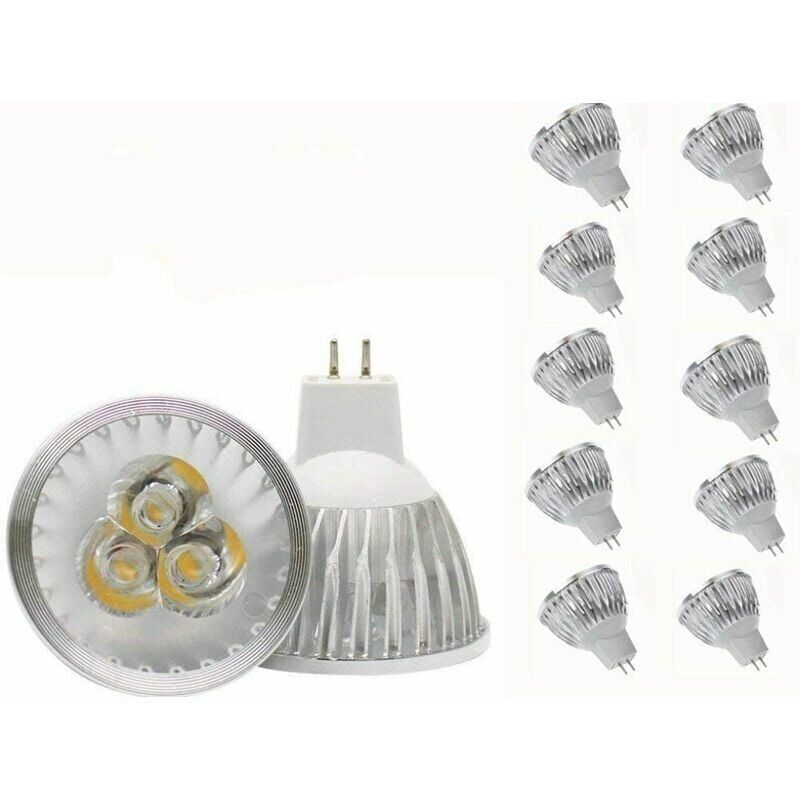 foto del prodotto snq lampadina mr16, bianco caldo, gu5.3, faretto mr16 da 12 v, adatta per illuminazione a binario da incasso, equivalente a una lampada alogena da
