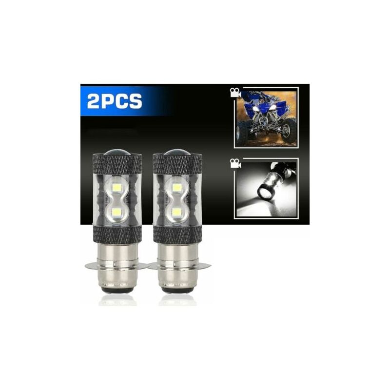 foto del prodotto snq lampadine per fari a led h6m per yamaha atv thsinde 