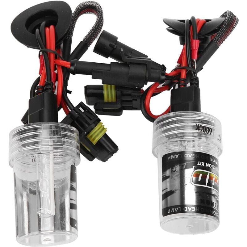 foto del prodotto snq lampadine per fari allo xeno 6000k, attacco h7, 35w, lampadina per fari hid per auto, 6000k, super potenza, protezione da sovraccarico,