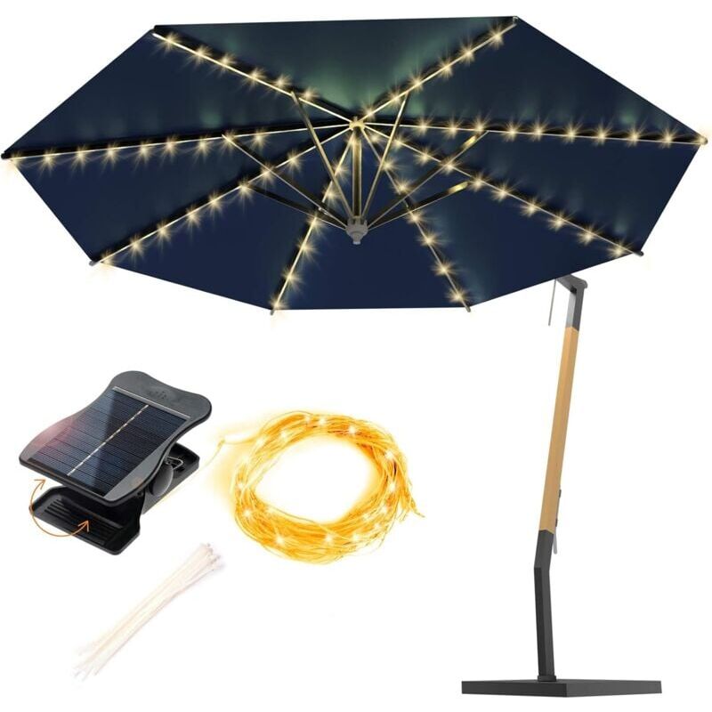 foto del prodotto snq lampes solaires d ext rieur, imperm ables, nergie solaire, sans fil, 8 modes, led, pour tente de plage, camping, jardin, f te, d coration