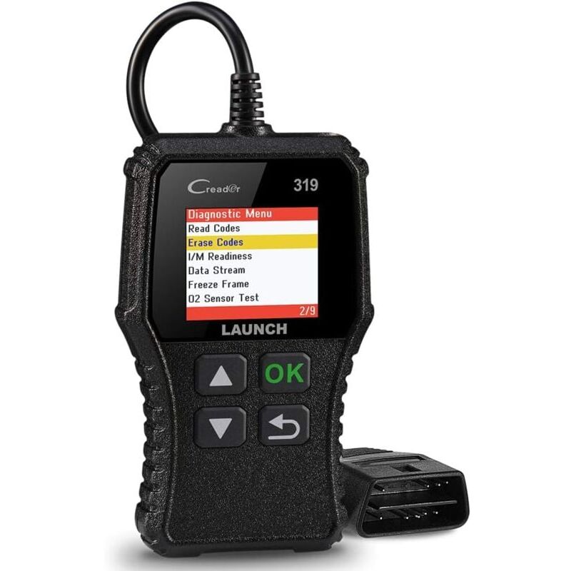 foto del prodotto snq launch cr319 obd2 lecteur de code d erreur du moteur avec test d evap du sonde o2, outil de diagnostic auto avec recherche dtc pour effacer