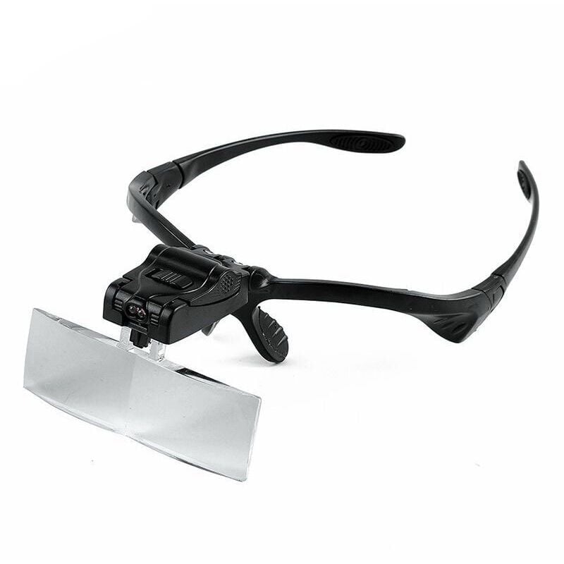 immagine 0 del prodotto snq lente d ingrandimento ahlsen con luce led, supporto per la testa di lettura a mani libere, lenti d ingrandimento con 5 lenti staccabili per