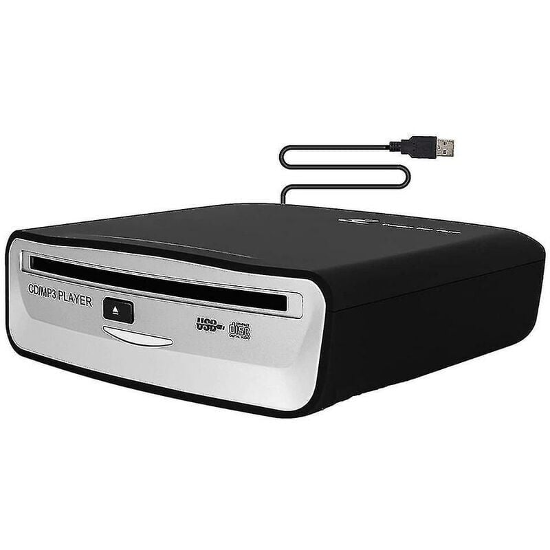 foto del prodotto snq lettore cd universale esterno per auto lettore cd portatile che si collega alla porta usb dell auto, al computer portatile, alla tv, ecc.