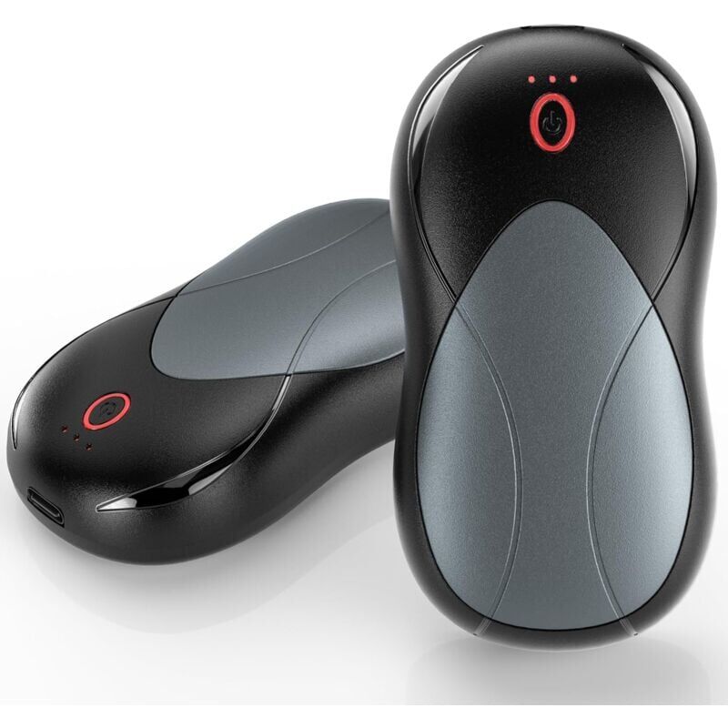 immagine 0 del prodotto snq lot de 2 chauffe mains rechargeables, format de poche portable 6000 mah, 3 r glages de chauffage, attraction magn tique, chauffe mains