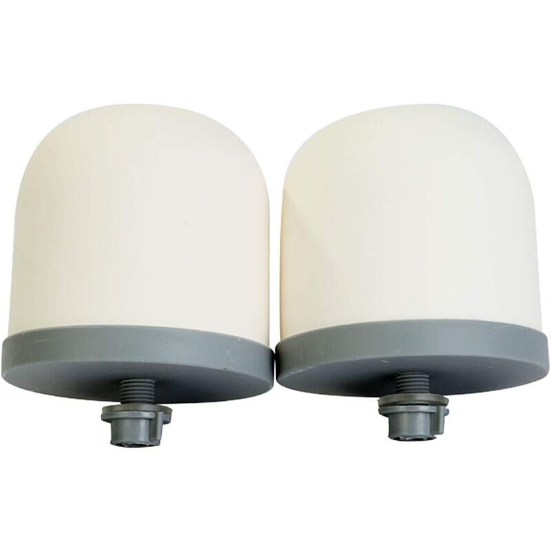 foto del prodotto snq lot de 2 filtres eau en c ramique en forme de d me filtres de rechange pour unit de pr filtration d eau de 0,15 0,5 micron adapt au