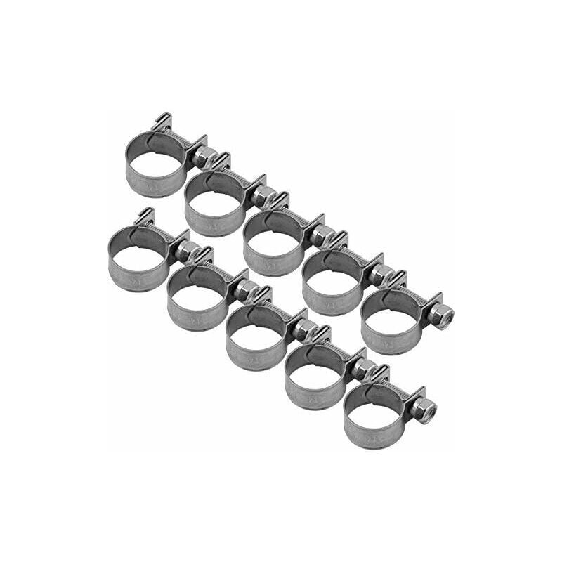foto del prodotto snq lotti da 10 fascette stringitubo in acrilico insolubile molto resistenti al carburante 6 mm 20 mm dimensioni in opzione per idraulica 13 15