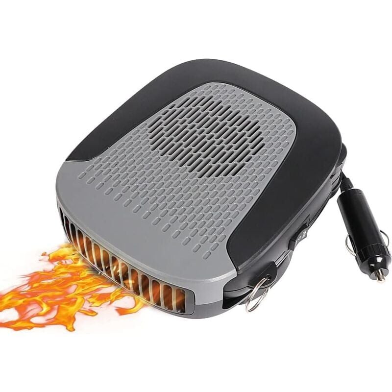 foto del prodotto snq lovfash chauffage de voiture portable 2 en 1 chauffage rapide d givreur de pare brise d sembuage 12 v 150 w prise allume cigare