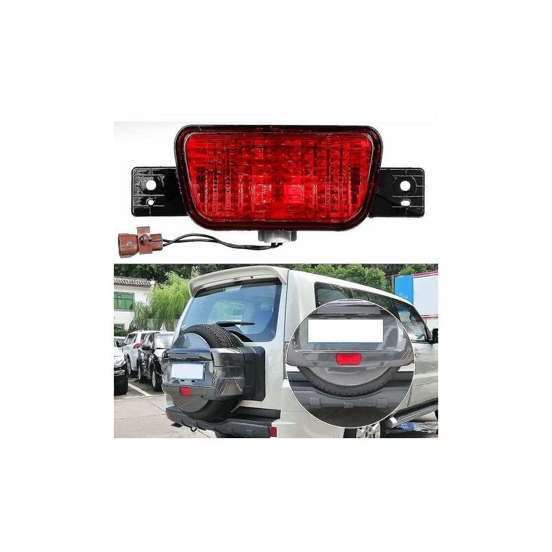 foto del prodotto snq luce fendinebbia posteriore per auto compatibile con mitsubishi pajero montero 2007 2015 8337a068