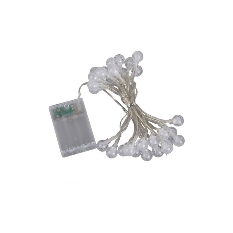 foto del prodotto snq luci a stringa a globo jeffergarden, alimentate a batteria, ip66, impermeabili, con lampadine a led, per decorazioni natalizie, colorate, 3