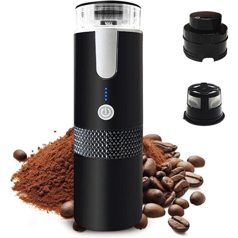 foto del prodotto snq macchina per caff espresso portatile da 170 ml, macchina per caff espresso elettrica portatile, mini macchina per caff per auto con cialde e