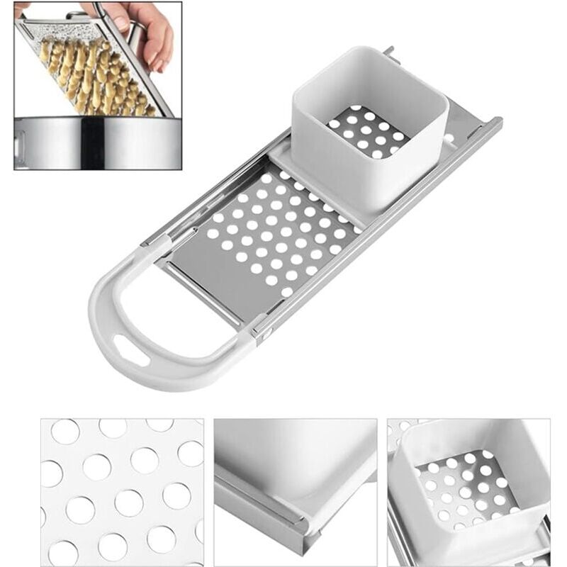 foto del prodotto snq macchina per sp tzle in acciaio inox, macchina per la pasta, utensile da cucina con cursore di sicurezza e comoda impugnatura