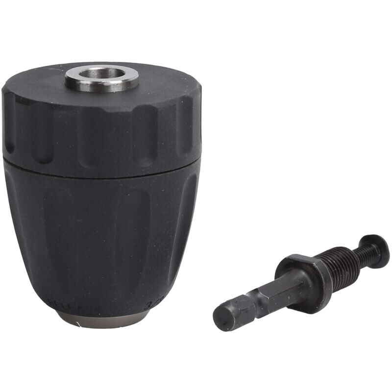 foto del prodotto snq mandrino per trapano, mandrino per trapano da 2 13 mm, mandrino di conversione autoserrante da 3 8 a 24 unf, utensili per foratura, forniture