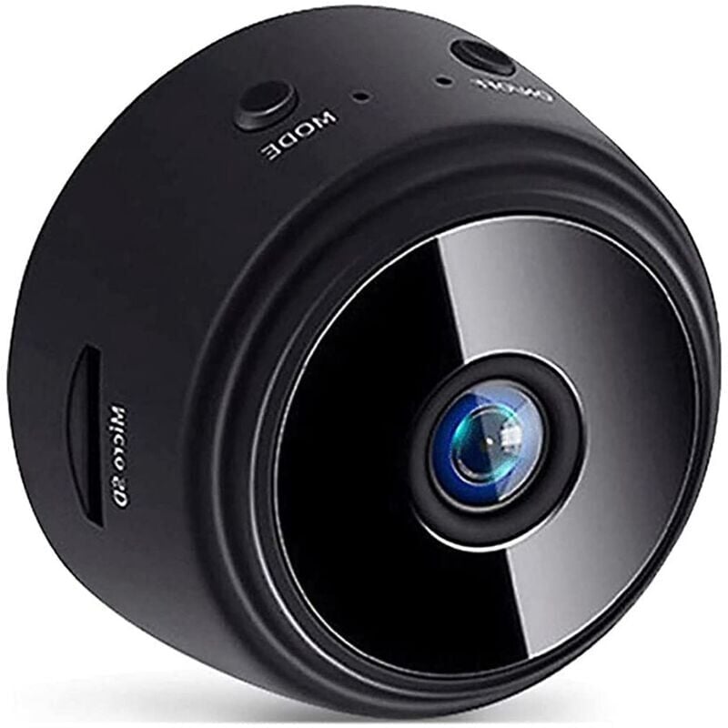 foto del prodotto snq mangiatoia per uccelli con telecamera esterna, casetta per uccelli con telecamera wi fi versione notturna 720p, nera,