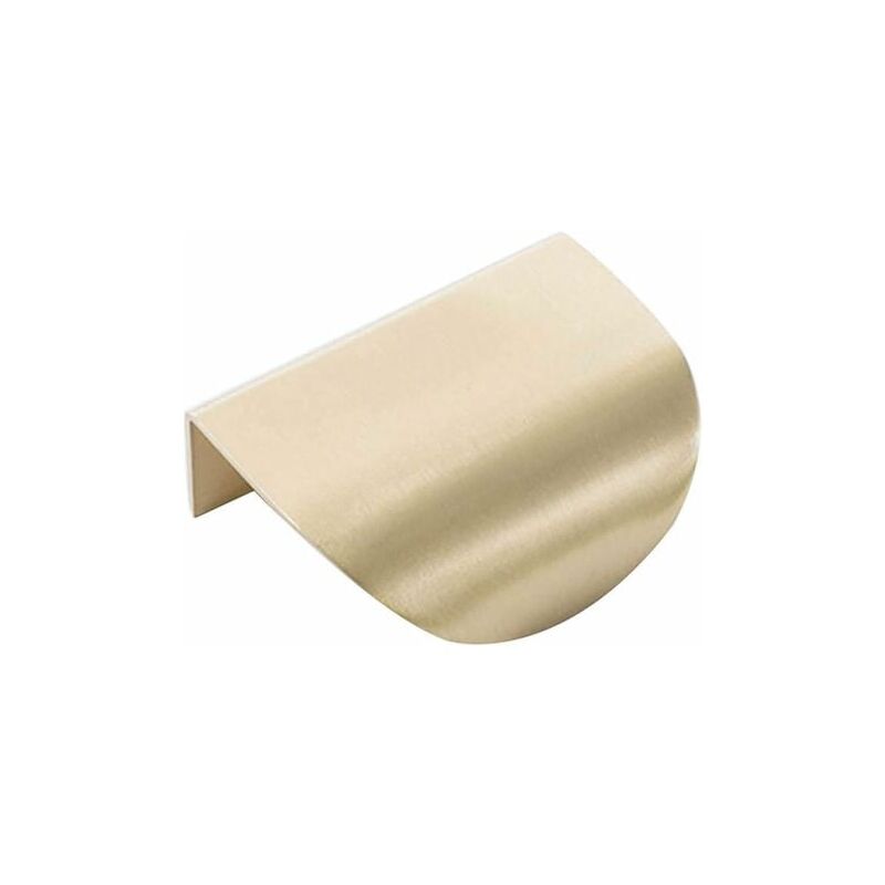foto del prodotto snq maniglia per cassetto a forma di foglia, pomello per porta di mobili in ottone, maniglia per porta di armadio, l60, solida 2 pezzi 