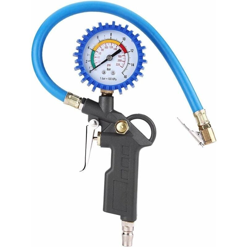 foto del prodotto snq manometro digitale per pneumatici, pistola per gonfiaggio pneumatici, manometro per gonfiaggio pneumatici, manometro per pressione pneumatici,