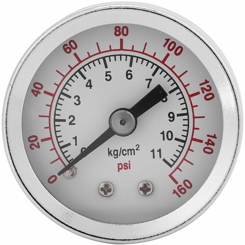 foto del prodotto snq manometro, manometro per acqua e olio, manometro 0 160 psi 1 8 npt per acqua, liquido, olio combustibile, aria, manometro ad alta precisione