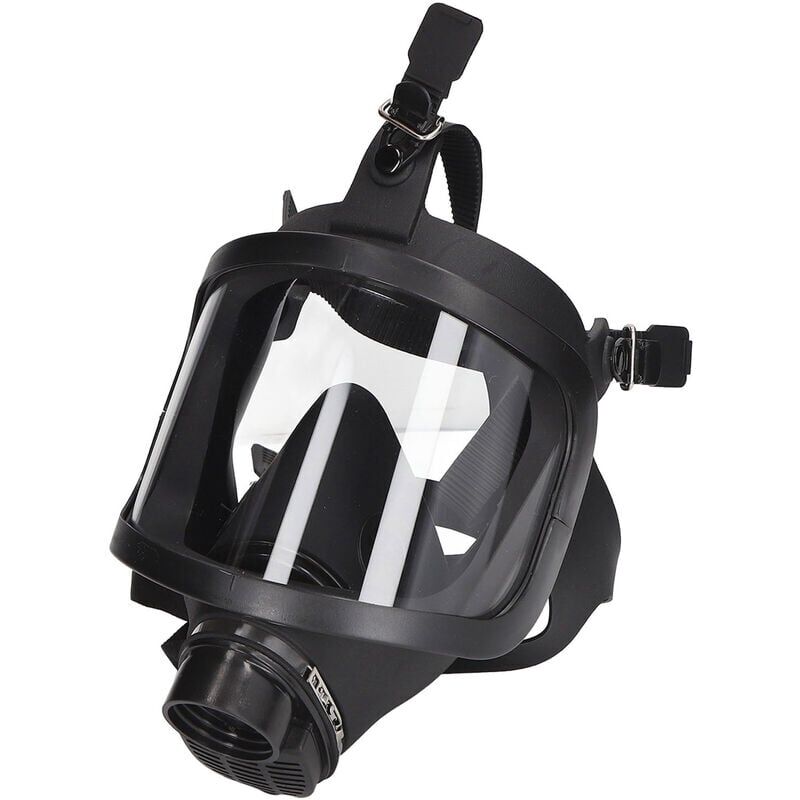 foto del prodotto snq maschera antigas, antiappannamento, resistente agli urti, regolabile, connettore rd40, respiratore di sicurezza con filtro, per la protezione