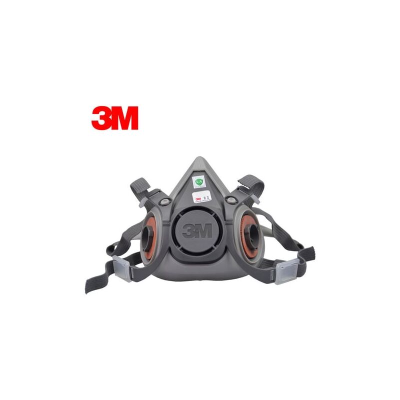 foto del prodotto snq maschera semi riutilizzabile 3m 6200 classic, certificata en safety nessuna cartuccia filtro