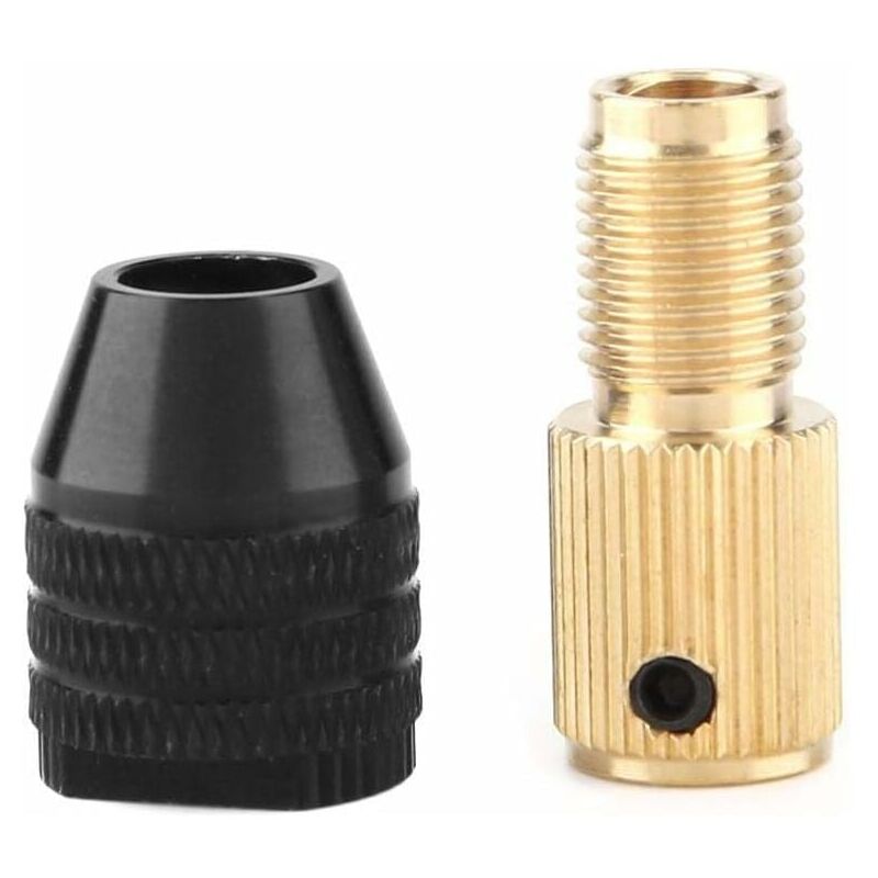 foto del prodotto snq mini mandrino autoserrante, mini mandrino per trapano elettrico capacit di serraggio 0,3 3,4 mm foro da 2 mm , mini pinza per accessori per