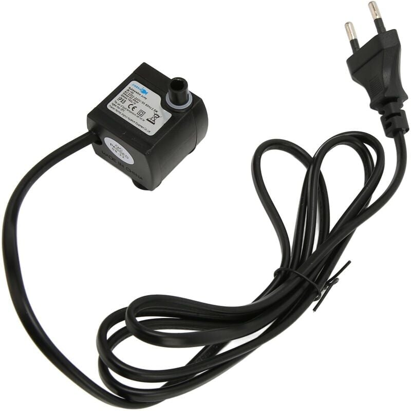 foto del prodotto snq mini pompa sommergibile per acqua regolabile silenziosa impermeabile ipx8 con ventosa per acquario, spina ue 220 240v