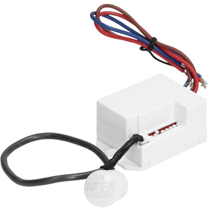 foto del prodotto snq mini rilevatore di movimento 140 gradi led compatibile ac 110v 240v con sensore tramonto alba e timer