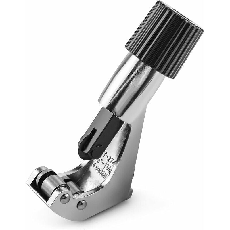 foto del prodotto snq mini tagliatubi per impieghi gravosi da 4 28 mm per tubi in rame, pvc, acciaio inossidabile, tubi sottili, con lama extra e alesatore