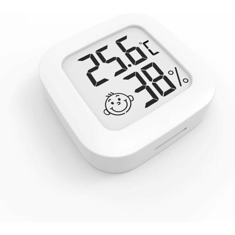foto del prodotto snq mini termometro igrometro digitale ad alta precisione per interni, monitor di temperatura e umidit , indicatore del livello di comfort del