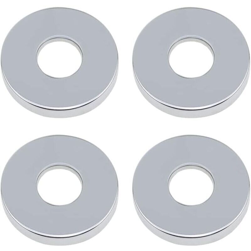 foto del prodotto snq miscelatore per rubinetto doccia a rosetta, 4 pezzi, cromato, apertura a rosetta, 26 mm 3 4 , in acciaio inox, per cucina e bagno.