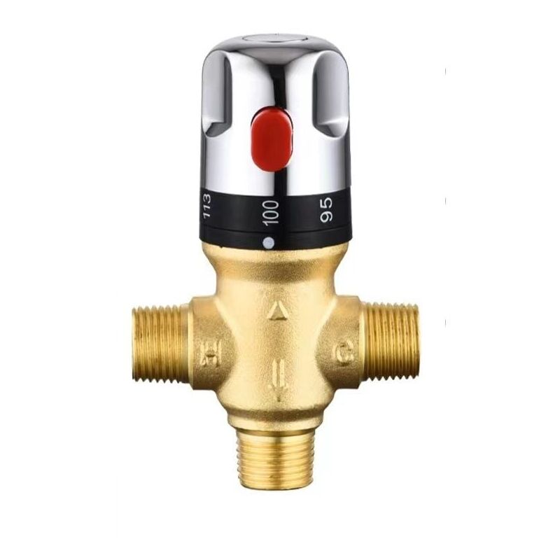 foto del prodotto snq miscelatore termostatico regolabile per bagno miscelatore per acqua in ottone miscelatore per acqua calda fredda valvola di controllo della