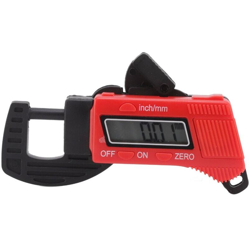 foto del prodotto snq misuratore di spessore digitale da 0 12,7 mm, tester di misurazione ad alta precisione con display lcd
