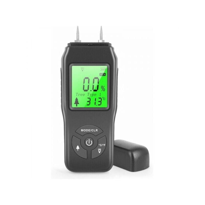 foto del prodotto snq misuratore di umidit del legno, rilevatore di umidit digitale portatile, display lcd retroilluminato, rilevatore di perdite d acqua,