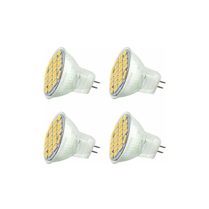 foto del prodotto snq mr11 gu4 12v led 3w bianco caldo 3000k, 350lm, 120 35mm mr11 30w equivalente alogeno, ac dc 24v 12v gu4 faretto led da incasso per mobili da