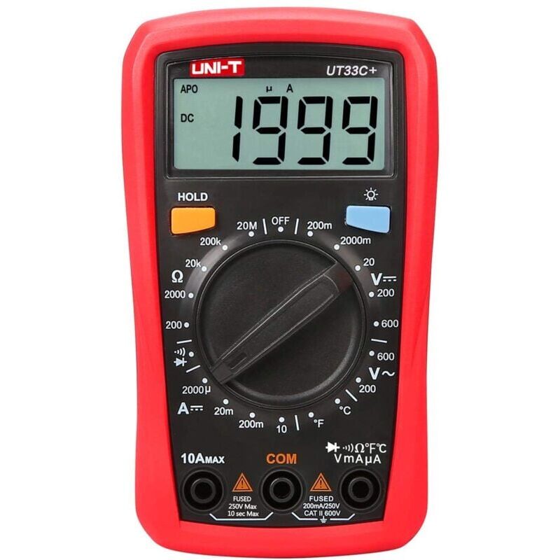 foto del prodotto snq multimetro digitale universale ac dc multimetro digitale con funzione hold npterbl