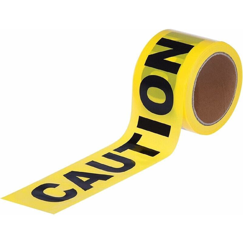 foto del prodotto snq nastri di sicurezza di halloween nastro di avvertimento di attenzione adesivo lunghezza 100m decorazione giallo nero per aree pericolose scale